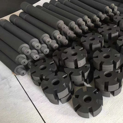 1.61 G/Cm3 オーブンの部品や加熱要素のための滑らかな振動グラフィットブロック