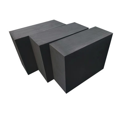 ダークグレー 滑らかなリチウム電池 グラフィットブロック 1.80 G/Cm3 12μm粒寸