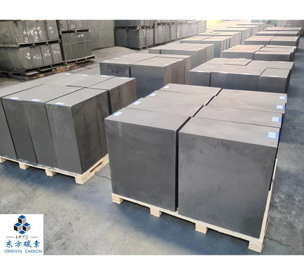 115 Mpa ダークグレーグラフィットブロック 高温耐性を持つ同定性