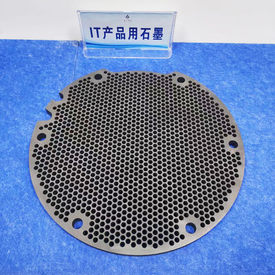 105 Mpa クルーシブル グラフィット 滑らかな濃灰色炭素 グラフィットブロック