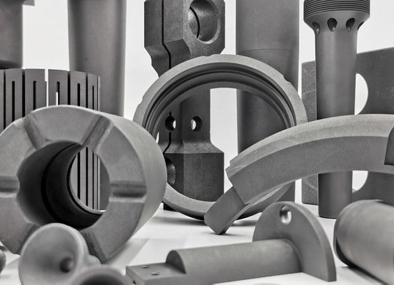 軸性密封リングにおける同静的グラフィットブロック
